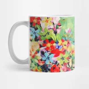 Floral and Crepe Pattern Mug